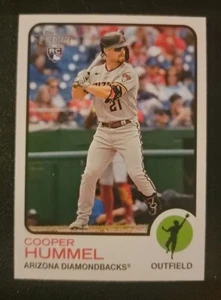 2022 Topps Heritage Cooper Hummel #504 Baseball Rookie Arizona Diamondbacks RC - Bild 1 von 2
