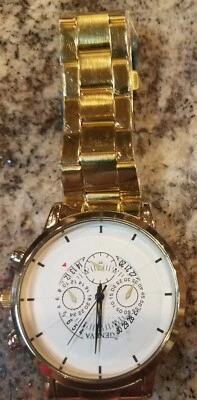 Moda Hombres Acero Inoxidable Cuarzo Reloj Pulsera Calendario Negocios Informales Relojes Foto 1 de 3