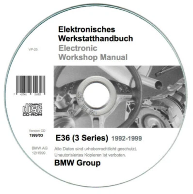Bmw Serie 3 (E36) Manual De Taller En Cd - Imagen 1 de 4