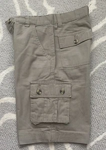 Boys Magellan Outdoors Tan Khaki Cargo Fishing Shorts Size 8 - Picture 1 of 4