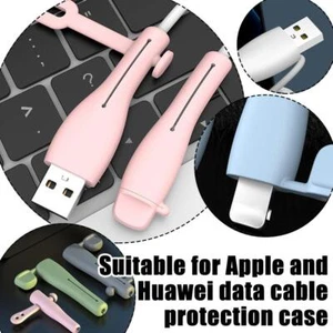Silicone Cable Protector Type C Charger Dustproof Cover K7A5 Protective N8F5 - Zdjęcie 1 z 28