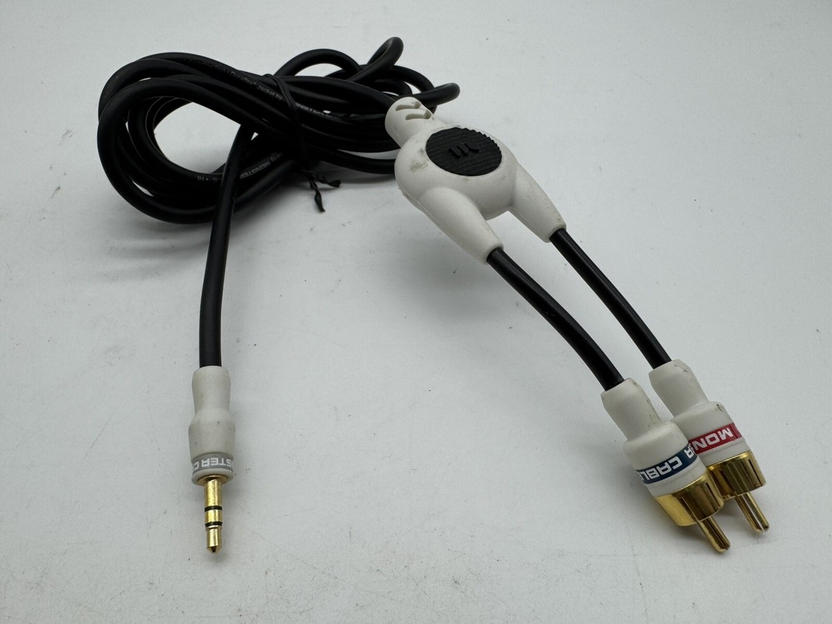 Monster 3.5 mm Jack Male-RCA/Phono Male Home Audio Cables