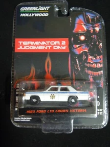 2022 Greenlight Terminator 2 Judgment Day 1983 FORD LTD CROWN VICTORIA Police - Picture 1 of 2