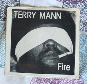Terry Mann Fire/Dead Or Alive original 1981 USA 7" single w/sleeve + insert RARE - Picture 1 of 2