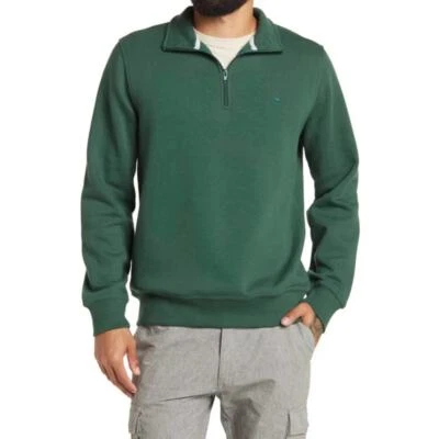 Pullover polar verde cremallera 1/4 golf colección Tailorbyrd grande para hombre Foto 1 de 4