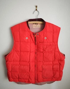Vintage 1950's Abercrombie New York Falcon Brand Down Insulated Vest Hunting EUC - Picture 1 of 5