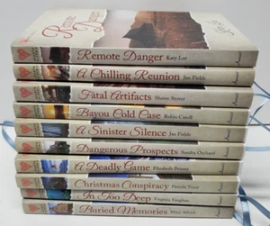 Lot of 10 Hearts In Peril Mystery HCDJ With Bookmarks Collectible Set EUC - Picture 1 of 4