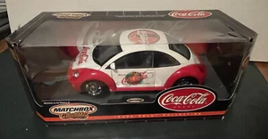 NEW Matchbox Collectibles Coca-Cola 1999 Volkswagen Beetle Diecast 1:18 - Picture 1 of 8