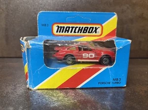 MATCHBOX SUPERFAST MB3 'PORSCHE 911 TURBO'. 3. RED #90. VINTAGE. GOOD. - Picture 1 of 5