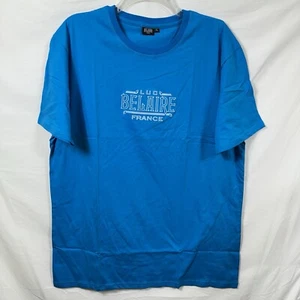 Luc Belaire France NEW XL Blue T-Shirt Sparkling Wine Champagne Promo Tee - Picture 1 of 6