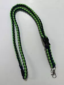 Heavy Duty Braided 550 Paracord 21” Neck Lanyard Keychain Men Women Outdoor/Work - Picture 1 of 2