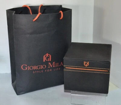 RELOJ GIORGIO MILANO HOMBRE ~ SOLO CAJA Y BOLSO Foto 1 de 4