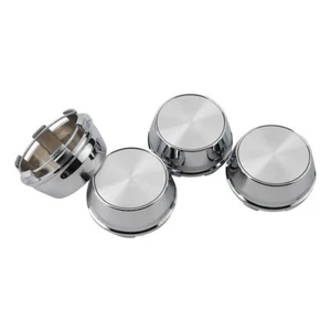 61mm Wheel Centre Cap Silver Blank Wheel Cover Hubcaps For Rims Parts - 4 Pieces - Picture 1 of 17