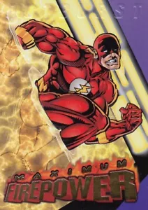 DC Outburst 1996 Fleer/Skybox tarjeta de inserción de máxima potencia de fuego 5 de 20 flash - Imagen 1 de 2