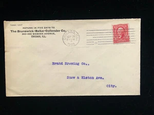 IL CHICAGO 1903 COVER #302 ILLUS PAN AM MEDAILLE, BRAUNSCHWEIG BILLIARD CO - Bild 1 von 2
