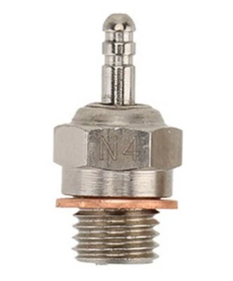 HSP 70117 N4 Super Glow Plug #4 Spark Med Hot Nitro Engine Parts RC 1:10 Car UK - Image 1 of 4