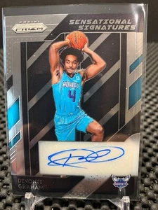 2018-19 Panini Prizm Devonte' Graham Sensational Signatures Auto #SS-DGR Hornets - Picture 1 of 2