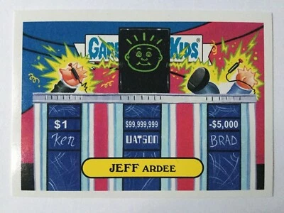 Garbage Pail Kids Prime Slime Trashy Game Show TV Sticker 1a Jeff Ardee - Image 1 of 2
