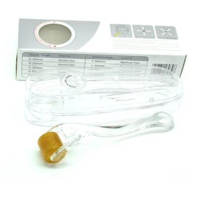 Derma Micro Skin Roller 皱纹,身体,痤疮,疤痕,头发再生 1.0 毫米 — 第 1/4 张图片