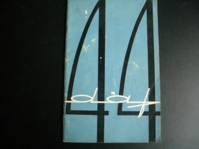 DAF 44 - LIBRETTO USO E MANUTENZIONE ORIGINALE  - Immagine 1 di 4