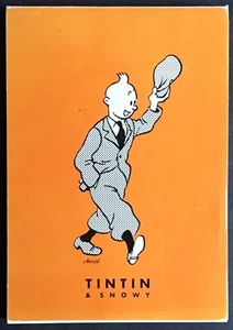 TINTIN & SNOWY Carnet 50 feuilles Moulinsart 15 x 10 cm Très bon état - Foto 1 di 4