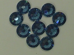 16ss DENIM BLUE (viva) HOTFIX PRECIOSA Rhinestones 1gr. - Picture 1 of 1