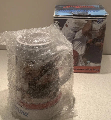 Cleveland Indians Commemorative Team Beer Mug Stein “The Impossible Return” NEW Cover