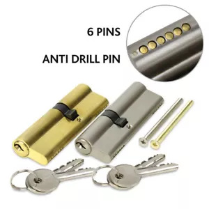 *ALL SIZES* Euro Upvc Lock Cylinder Barrel SAME DAY DESPATCH Pvc Aluminium Door - Picture 1 of 15