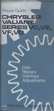 CHRYSLER VALIANT VC VE VF VG SALOON ESTATE PICK-UP 1966-70 OWNER REPAIR HANDBOOK - Image 1 of 1