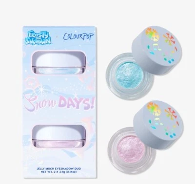 Colorpop X Frosty The Snowman Snow Days Jelly Much Gel Sombra de Ojos Dúo NUEVO Foto 1 de 4