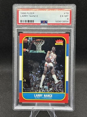 1986-87 Fleer - Larry Nance #78 - Image 1 of 2