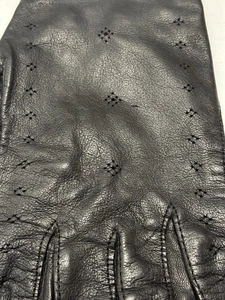 Guantes de conducción de cuero negro suave para mujer talla 7 - Imagen 1 de 4