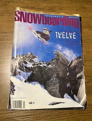 Transworld Snowboarding Magazine March 1995 Rare Issue - Image 1 of 4
