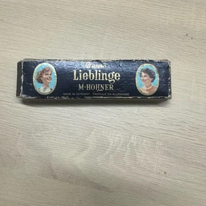 VINTAGE M.Hohner Unsere Lieblinge 20/40 Holes Octave Harmonica/Mouth Harp W/ Box - Picture 1 of 8