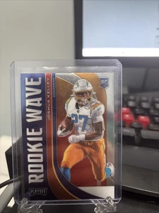 2020 Panini Playoff Rookie Wave Joshua Kelley #RW-27 RC - Foto 1 di 2