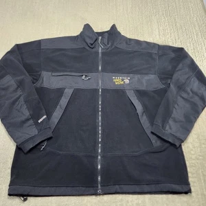 Mountain Hardwear Jacket Men XL Tech Windstopper Full Zip Hiking Gore Black - Picture 1 of 10