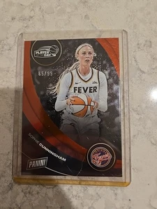 2025 WNBA Panini Player of the Day Sophie Cunningham Red Foil SP /99 - IND Fever - Picture 1 of 2