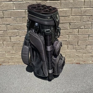 RJ Golf Cart Bag 14 Way Divider W/ Driver & Putter Tubes Carry Strap Ping Callaw - Picture 1 of 6