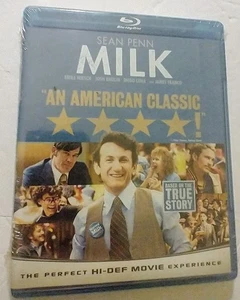 Milk (Blu-Ray 2009, Widescreen Version) Brand New Sealed Sean Penn - Picture 1 of 3