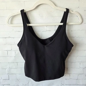 Camiseta sin mangas Lululemon Align con almohadillas negra talla 6 ajuste original estilo W1CW45 Nulu Yoga - Imagen 1 de 5
