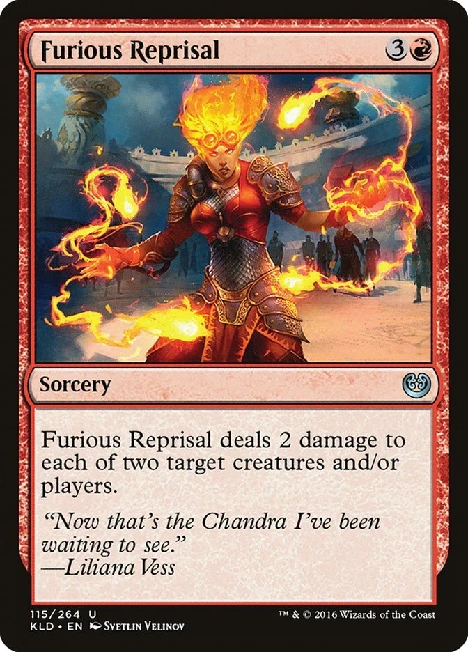 LP Furious Reprisal (115) Kaladesh KLD MTG Magic - Image 1 of 1