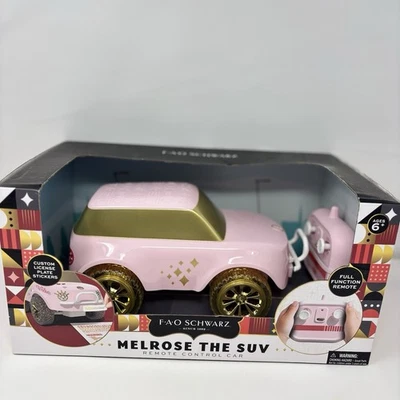 FAO Schwarz Melrose The SUV RC Remote Control Car Vanity Flair Pink Gold NIB - Image 1 of 4