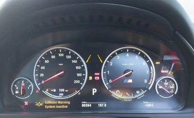 2017-2018 X5M OE Speedometer Gauge Cluster 86K Miles BMW Foto 1 de 4