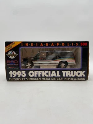1993 Indianapolis 500 Official Truck Chevrolet Suburban Metal Die Cast Bank - Image 1 of 4
