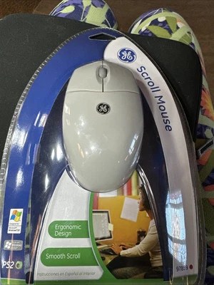 GE Smooth Scroll Ergonomic Design Mouse 97859 - PS2 Port Compatible - New in Box - Image 1 of 4