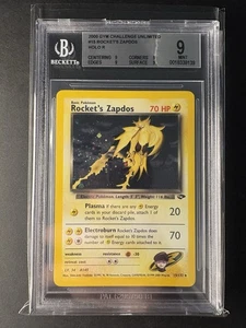 Pokemon PSA 9 Zapdos 2000 Gym Challenge Holo Card #15/132 BGS 9 - Picture 1 of 7