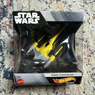  Star Wars Hot Wheels Starships Select NABOO STARFIGHTER #26  - Image 1 of 4