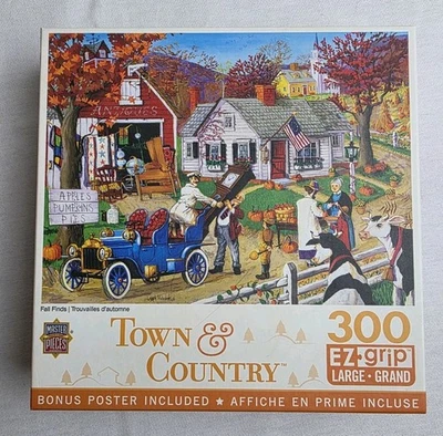 MasterPieces - Town & Country - Fall Finds 300 Piece EZ Grip Jigsaw Puzzle - Image 1 of 4