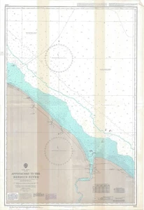 Admiralty 2687 Approaches Berbice River South America Guyana Map Chart Maritime - Picture 1 of 6