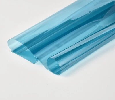 0.5x3M 68.6%VLTBlue Car Window Tinting Solar Film Car Foil Film Window Sunshade - Image 1 of 4